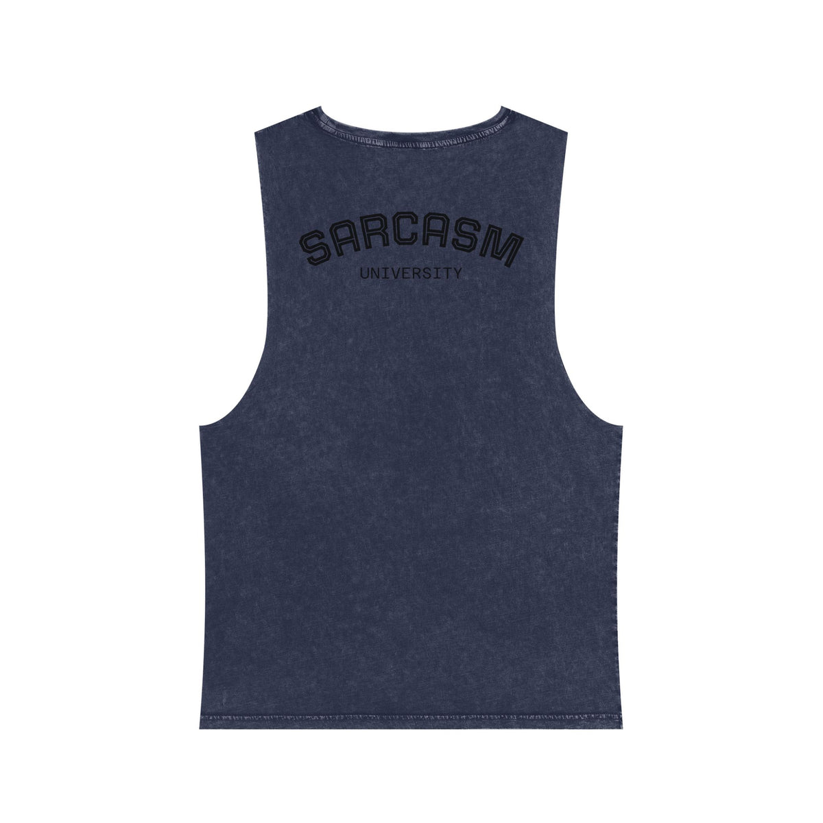 Sarcasm Tank Top — Vintage Stonewash Sleeveless Tee