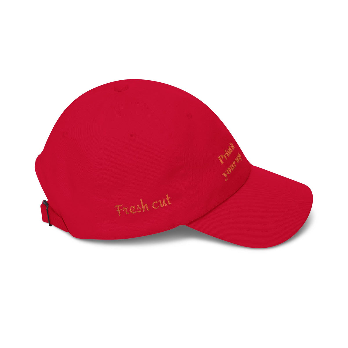 Classic Cap — "Print It Your Way" Embroidered Adjustable Hat