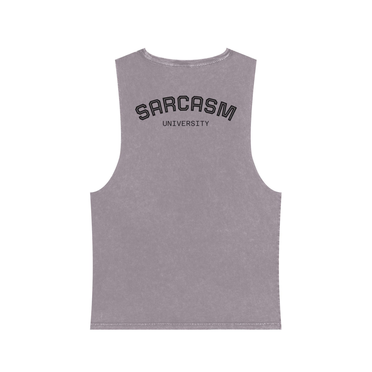 Sarcasm Tank Top — Vintage Stonewash Sleeveless Tee