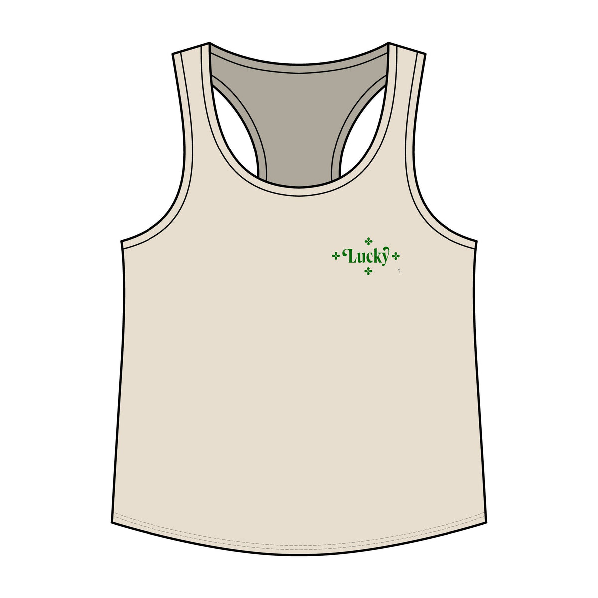 Lucky Maple Racerback Tank Top