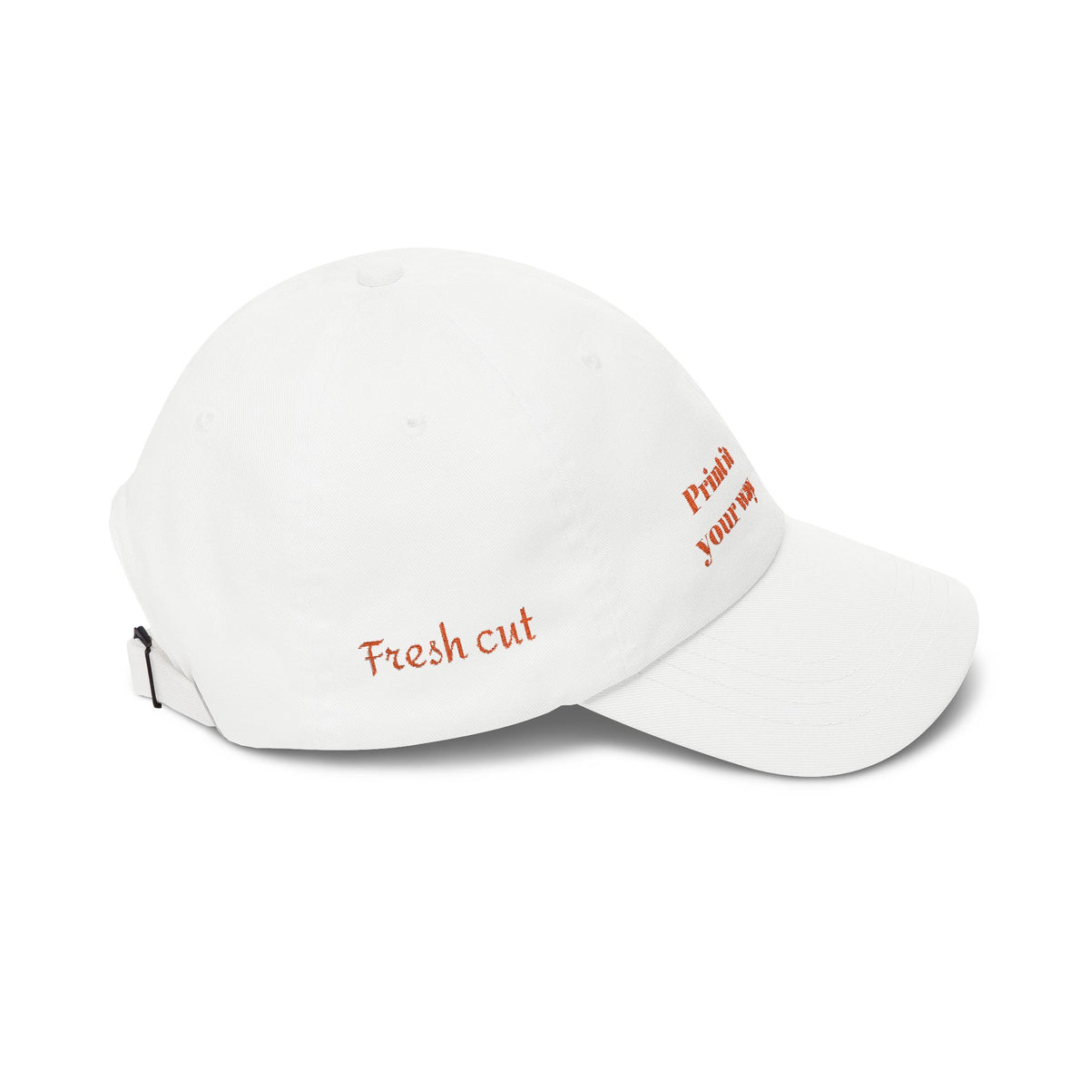 Classic Cap — "Print It Your Way" Embroidered Adjustable Hat