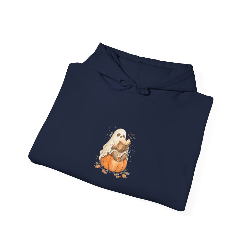 Ghost Sloth Pumpkin Hoodie | Spooky Animals Halloween Sweatshirt