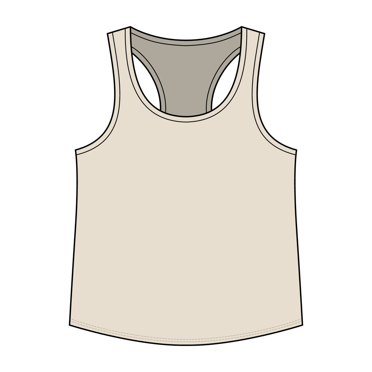 Lucky Maple Racerback Tank Top